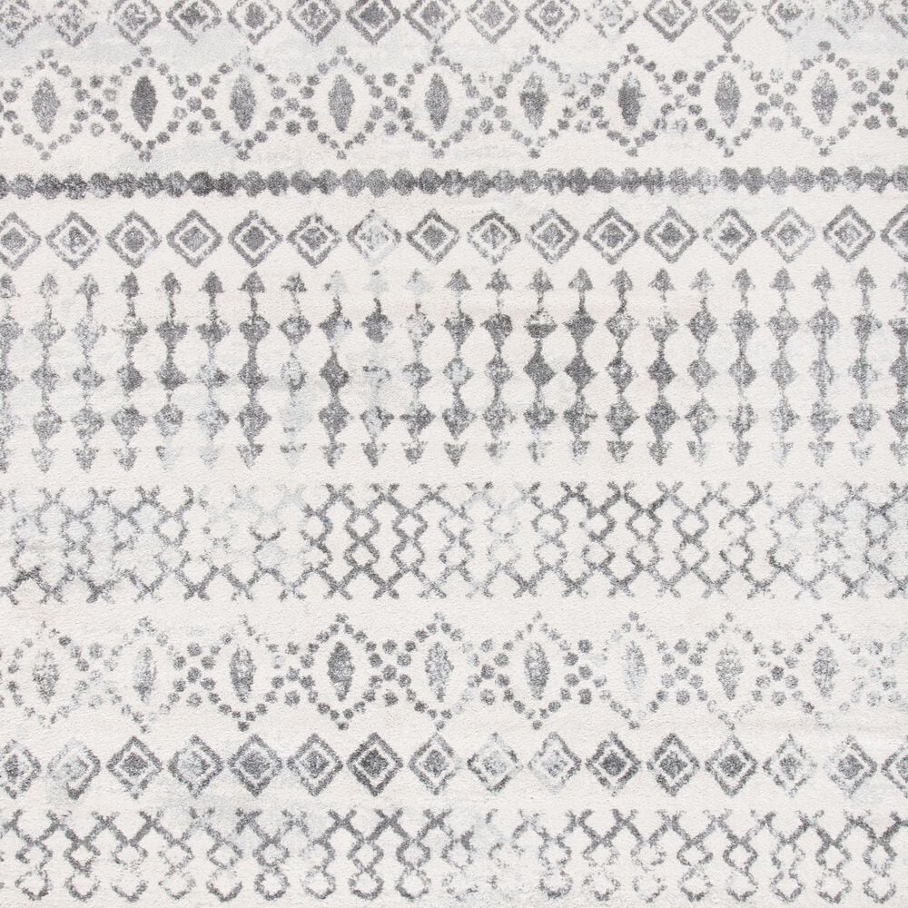 Safavieh Tulum TUL240A 6&#39;7&quot; Square Ivory and Grey Area Rug, , large
