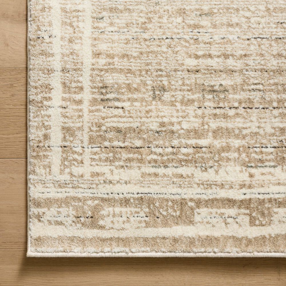 Loloi Bleecker Khaki and Natural 4&#39; x 6&#39; Area Rug, , large