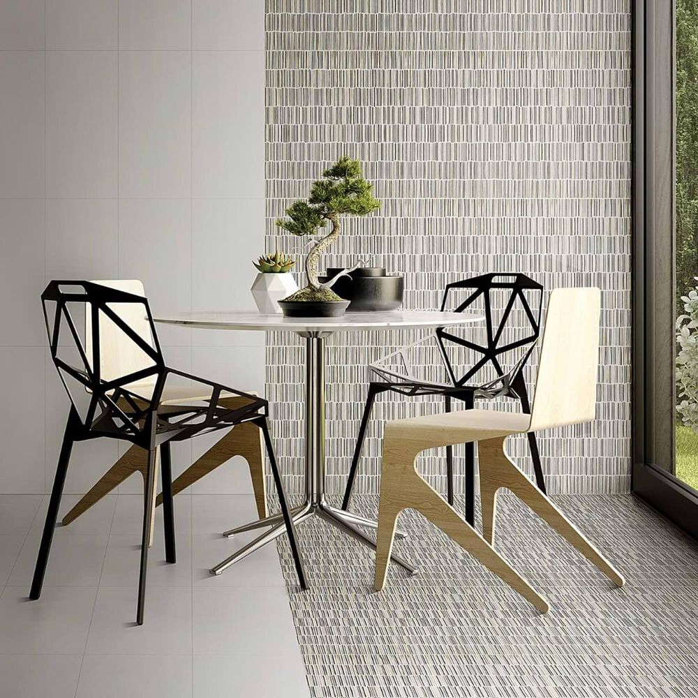 Soho Studio Shangai White 12" x 24" Porcelain Tile, , large