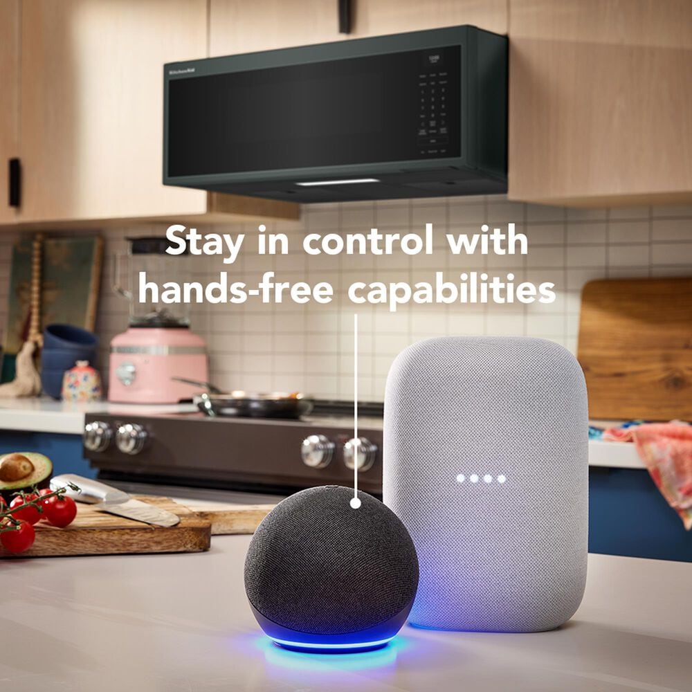 KitchenAid 1.1 Cu. Ft. Smart Low Profile Microwave Hood Combination with Dual Fan Ventilation in Juniper, , large