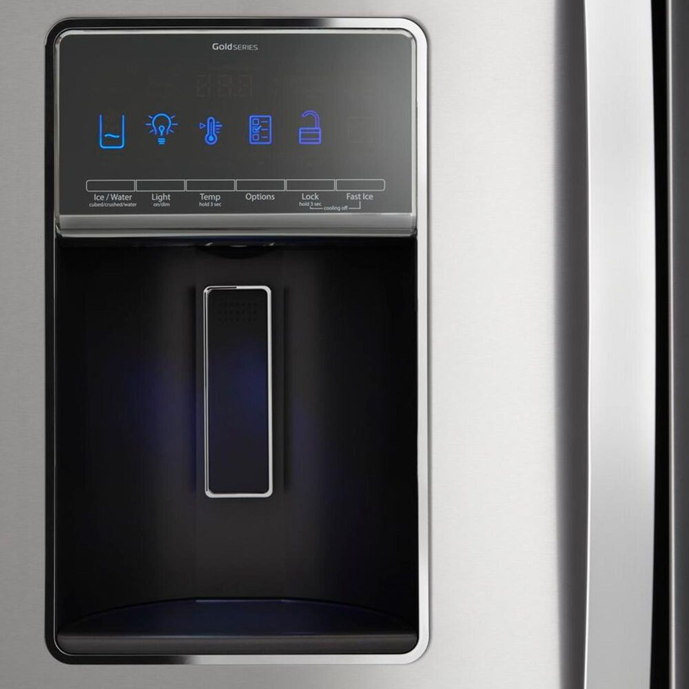 Whirlpool 27 Cu. Ft. 36&quot; Wide French Door Refrigerator in Fingerprint Resistant Stainless Steel  with Dual Icemaker, , large