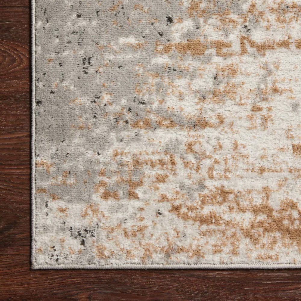 Loloi II Bianca 6&#39;7&quot; x 9&#39;2&quot; Stone and Gold Area Rug, , large