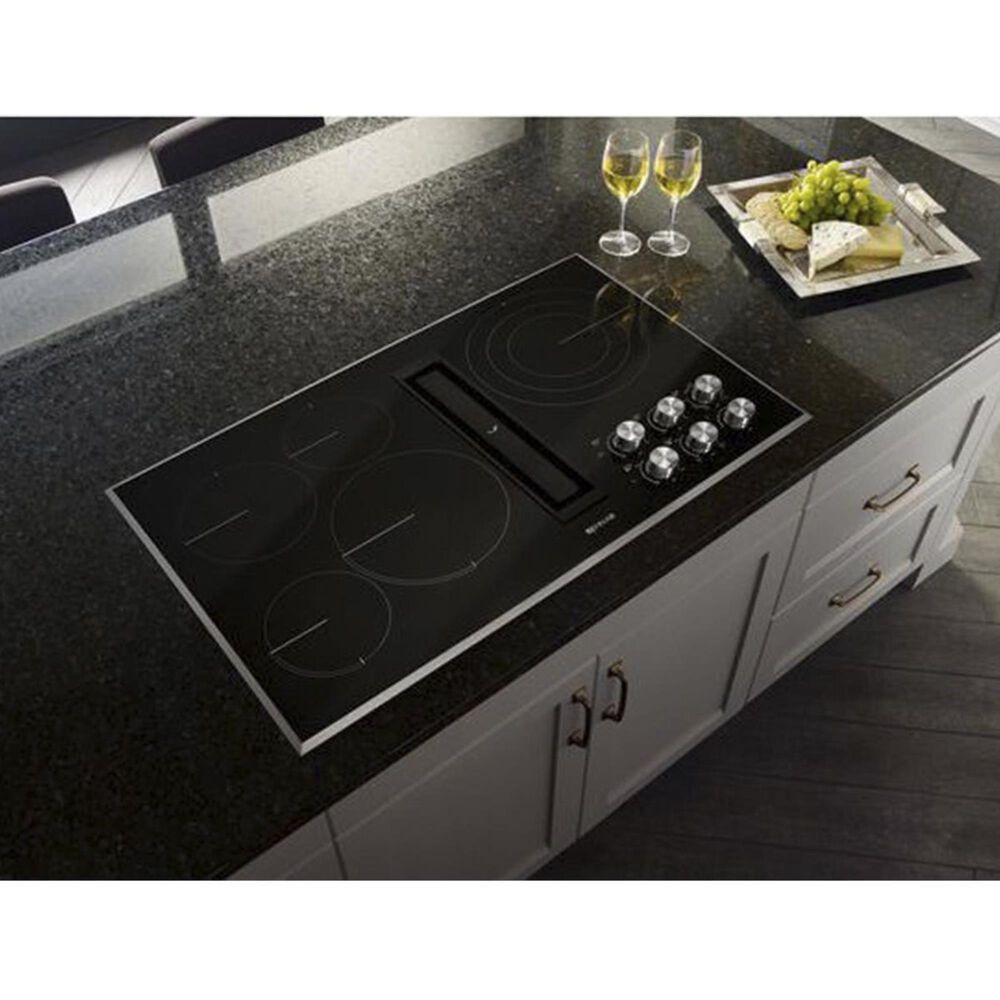 JennAir 36&quot; JX3 Electric Downdraft Cooktop in Black, , large