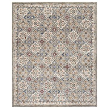 Feizy Rylan 10" x 14" Gray and Multicolor Area Rug, , large