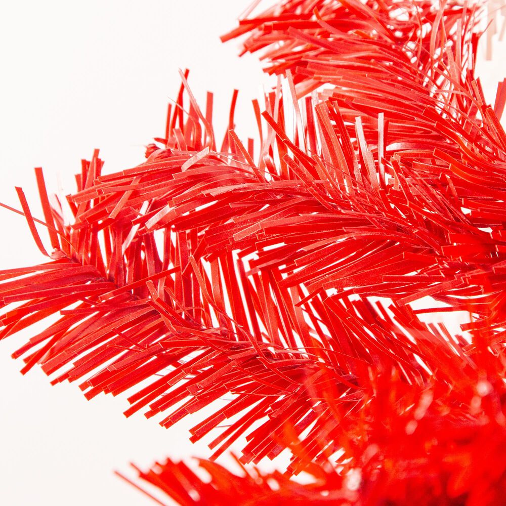The Gerson Company 7.5&#39; Candy Cane Swirl Pine Tree in Red and White, , large