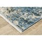 Oriental Weavers Bauer Abstract 2"3" x 7"6" Blue Runner, , large