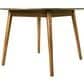 Armen Living Bennet Dining Table in Warm Walnut - Table Only, , large