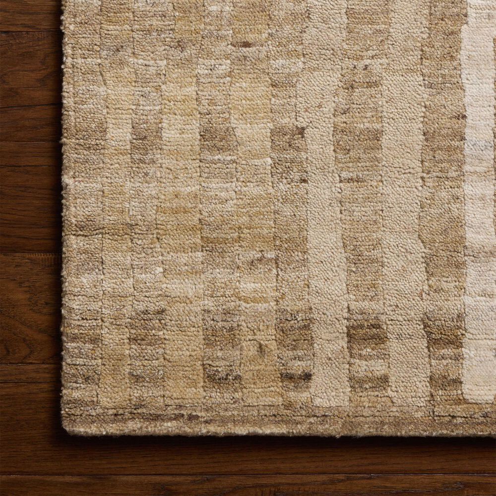 Loloi Nara Wheat and Natural 7'9" x 9'9" Area Rug, , large