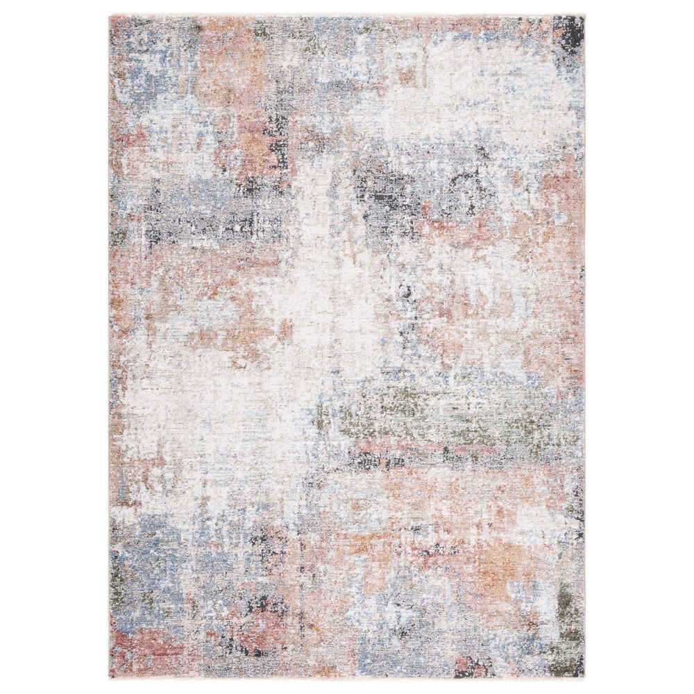Safavieh Jasmine JSM334A 4"5" x 6"5" Ivory and Blue Area Rug, , large