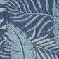 Nourison Garden Oasis GOA02 Navy 5" x 7" Indoor/Outdoor Area Rug, , large