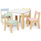 Delta Children GapKids 5-Piece Table and Chair Set with Paper Roll Holder in Pastel, , large