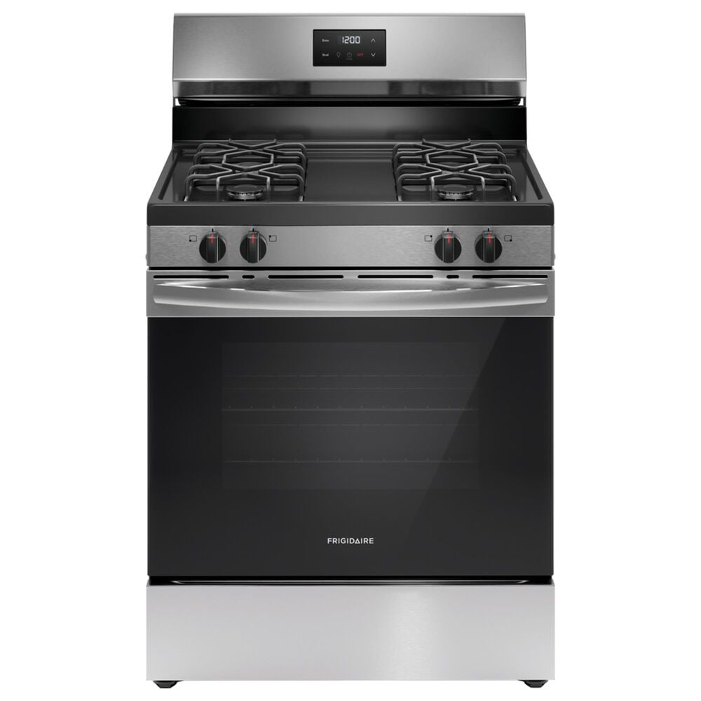 Frigidaire 30" Freestanding Gas Range with 4 Burners in Stainless Steel, , large