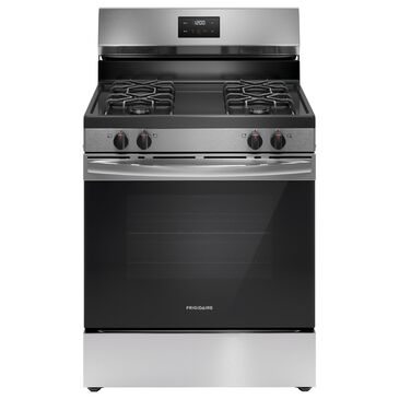 Frigidaire 30" Freestanding Gas Range with 4 Burners in Stainless Steel, , large