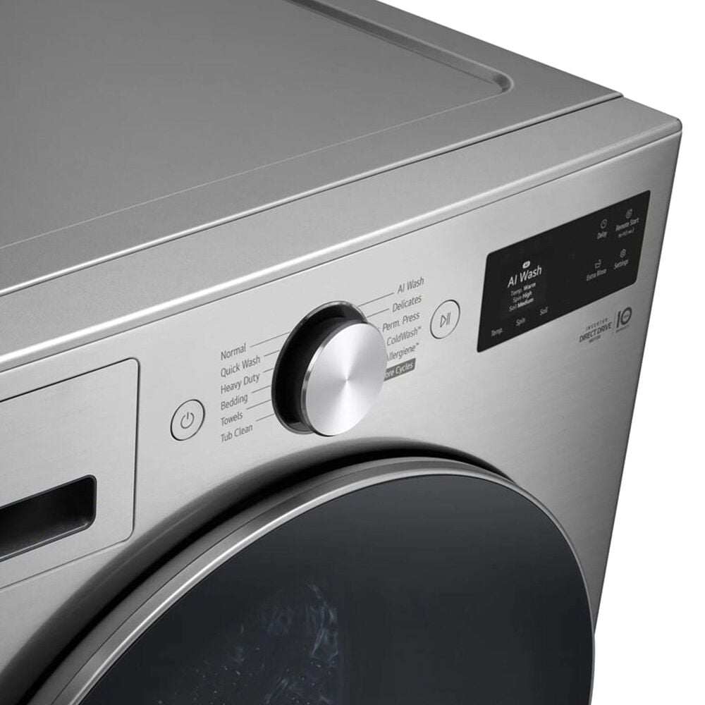 LG 5 Cu. Ft Mega Capacity Smart Front Load Washer in Graphite Steel, , large