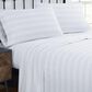 Pem America Truly Soft Bryce 4-Piece Queen Sheet Set in White and Grey, , large
