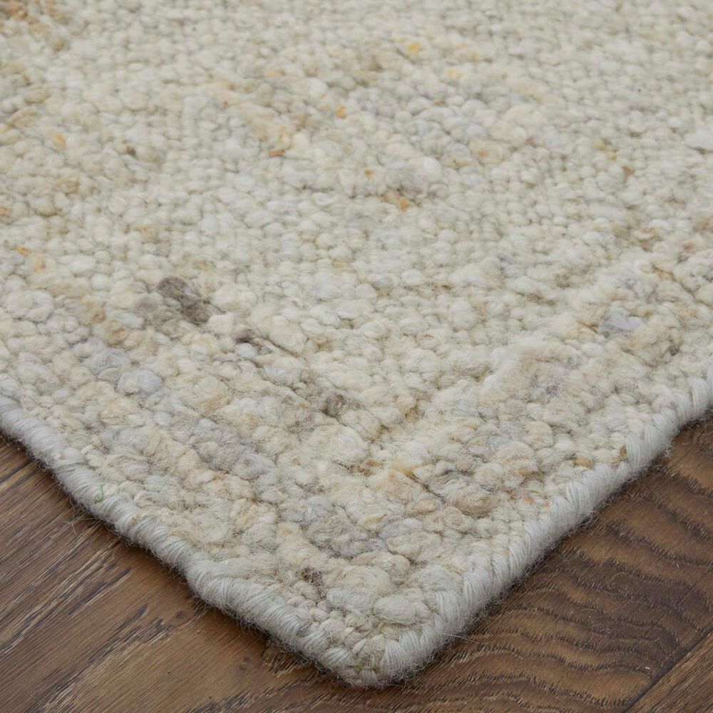 Feizy Grafton 3&#39;6&quot; x 5&#39;6&quot; Light Silver Area Rug, , large