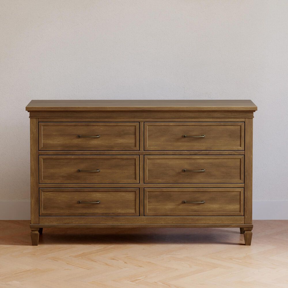namesake green dresser Darlington 6 Drawer Only in Natural Walnut fringed dress