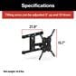 Furrion Aurora 65" Partial-Sun Premier 4K LED - Outdoor Smart TV with Full Motion Mount in Black, , large