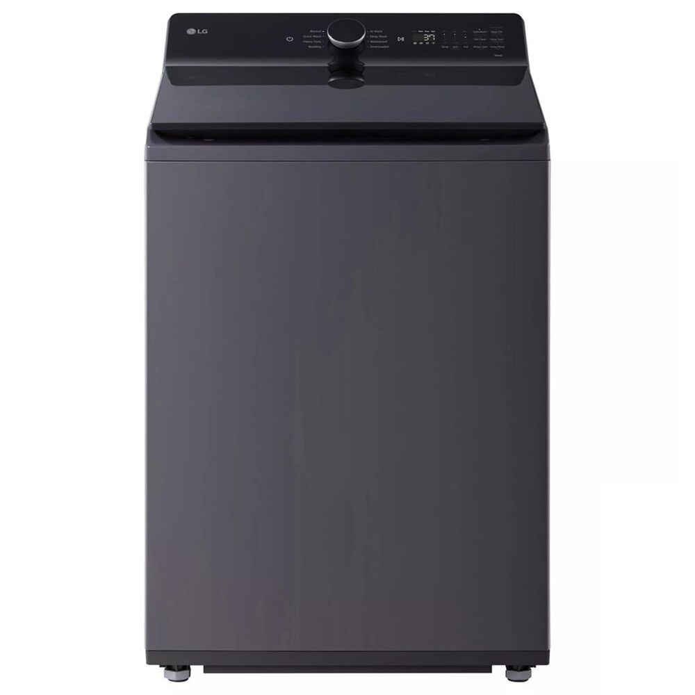 LG 5.3 Cu. Ft. Top Load Washer and 7.3 Cu. Ft. Gas Dryer with AI Sensing in Matte Black, , large