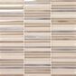 Dal-Tile Lucent Skies Sunlit Dawn 3/8" x 4" on 12" x 12" Glass and Aluminum Mosaic Sheet, , large