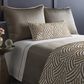 Ann Gish Trevi 96" x 50" Throw in Gold and Silver, , large