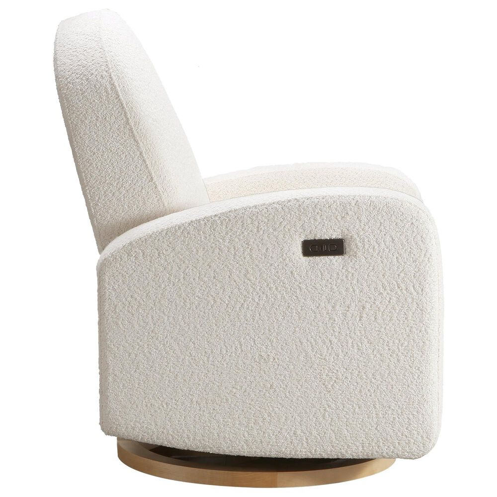 Appleseed Bea Power Swivel Glider Recliner in Ivory, , large