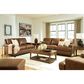 Ashley Saonara 4-Piece Stationary Living Room Set in Amber, , large