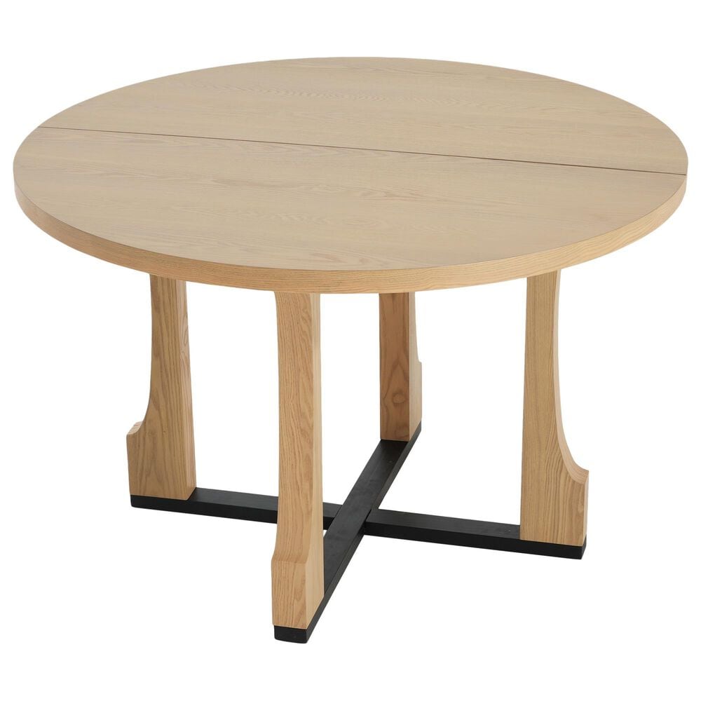 Hearth and Haven Dining Table in Natural Ash - Table Only, , large