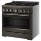 KitchenAid 5.1 Cu. Ft. Commercial-Style Gas Range in Black Ore, , large