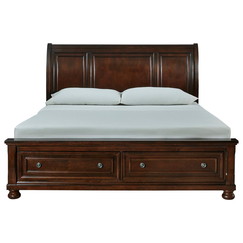 Millenium Porter 5-Piece King Storage Bedroom Set in Rustic Brown, , large