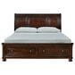 Millenium Porter 5-Piece King Storage Bedroom Set in Rustic Brown, , large