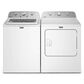 Maytag 4.7 Cu. Ft. Top Load Agitator Washer and 7.0 Cu. Ft. Top Load Electric Wrinkle Prevent Dryer in White, , large