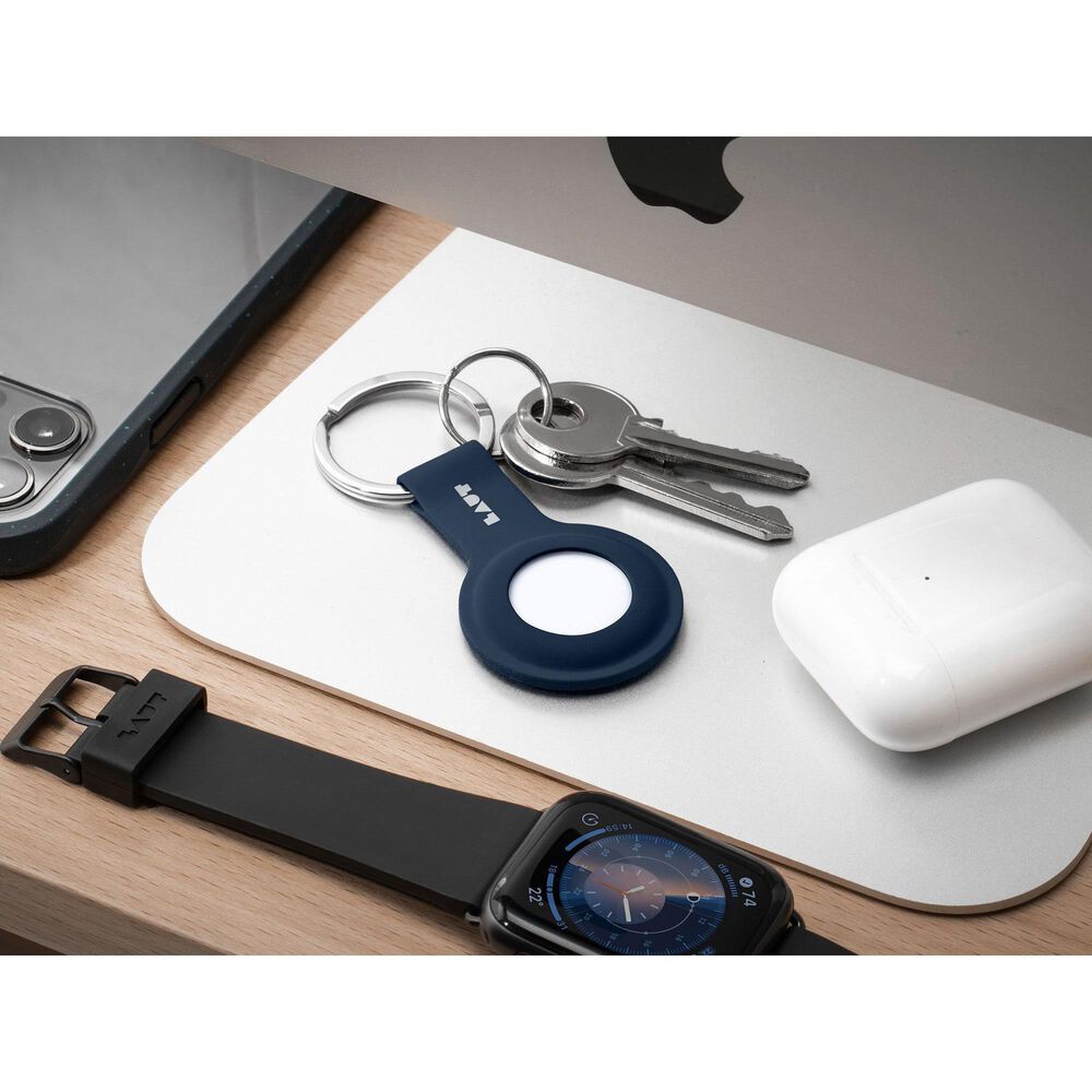 LAUT Huex Tag for Apple AirTag in Navy, , large