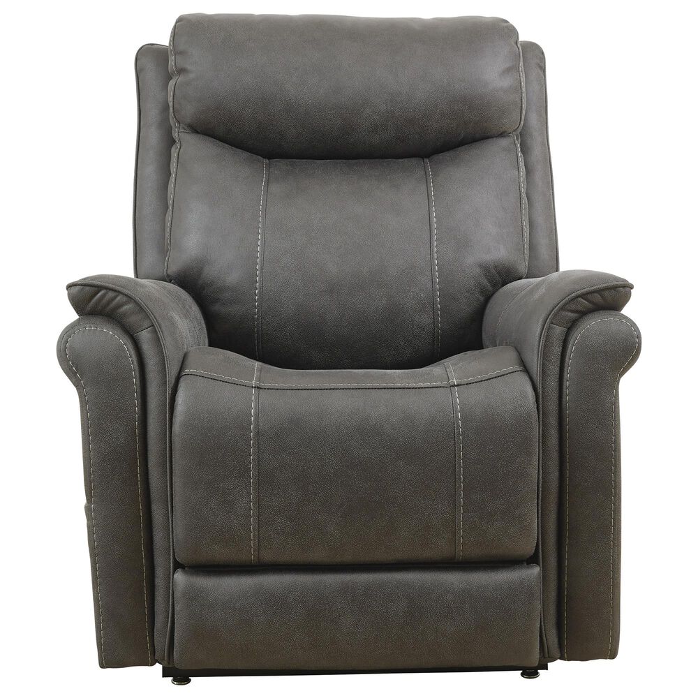 Signature Design by Ashley Lorreze Power Lift Recliner with Heat and Massage in Steel, , large