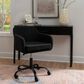 Linon Home Decor Rylen Office Chair in Black, , large