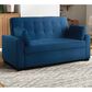 Serta Augustine Queen Convertible Sofa in Navy, , large