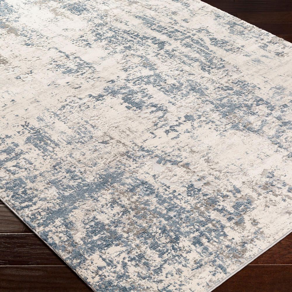 Surya Alpine ALP-2311 7&#39;10&quot; x 10&#39;2&quot; Blue, Charcoal, Medium Gray, Gray and Off-White Area Rug, , large