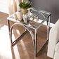 Southern Enterprises Stevenly End Table in Chrome, , large