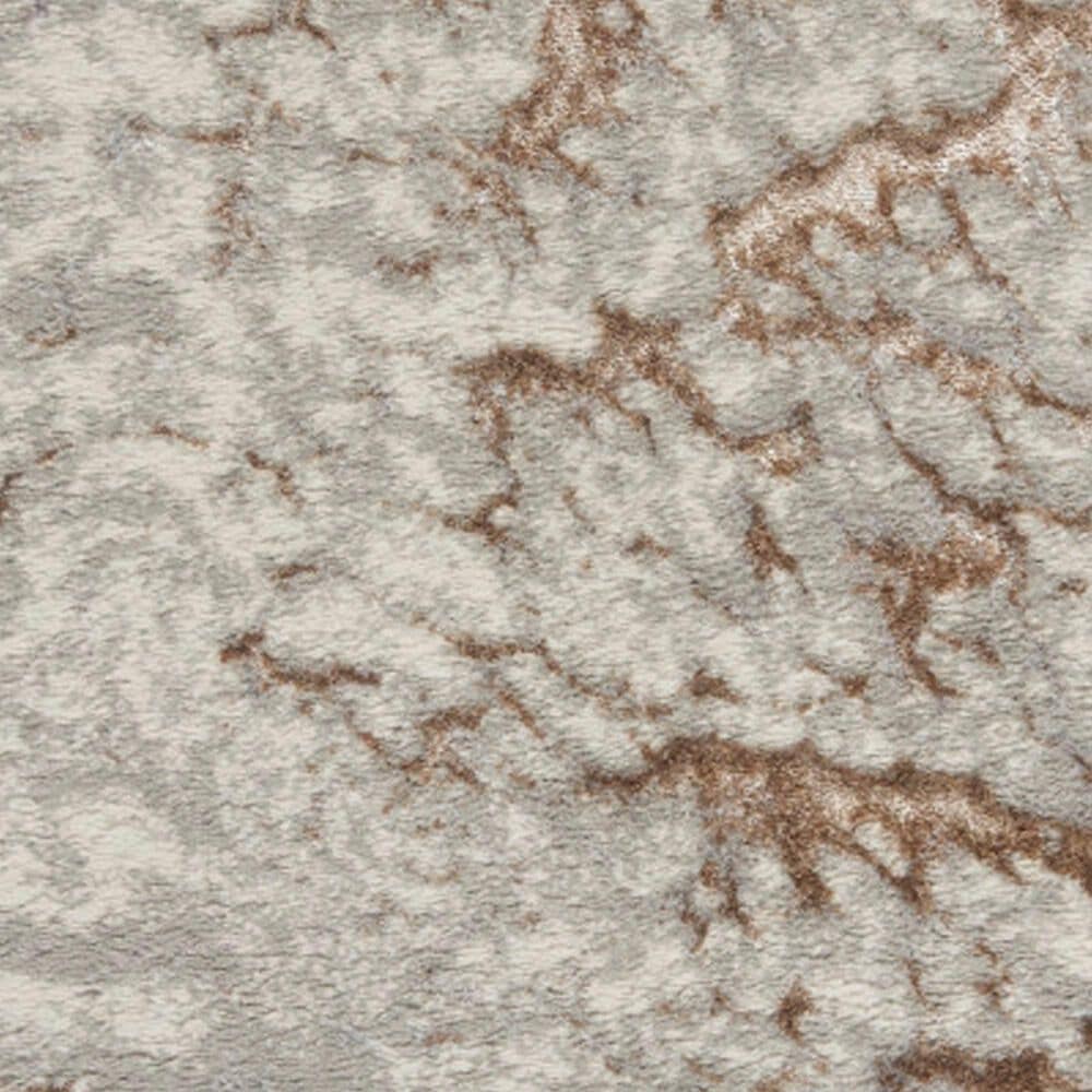 Nourison Metallic 5&#39;3&quot; x 7&#39;3&quot; Grey Mocha Area Rug, , large