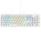 JLab Nightfall Wired Keyboard in White, , large