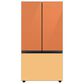 Samsung Bespoke 3-Door French Door Refrigerator Top Panel in Clementine Glass, , large