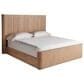 Universal Furniture Modern Walker 4 Piece King Panel Bedroom Set in Natural Oak with AC Outlets and USB Ports, , large