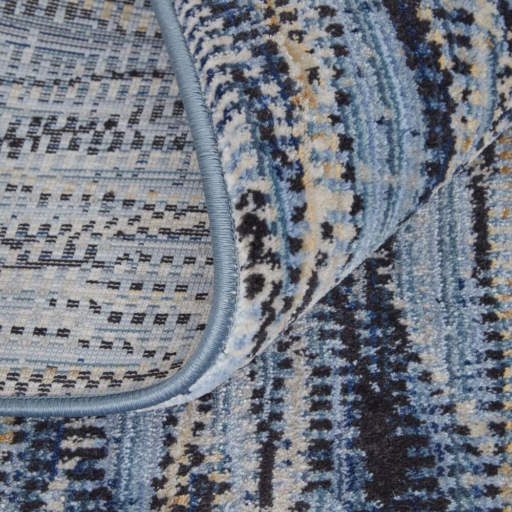 Feizy Sonora 5&#39; x 7&#39;6&quot; Blue and Navy Area Rug, , large