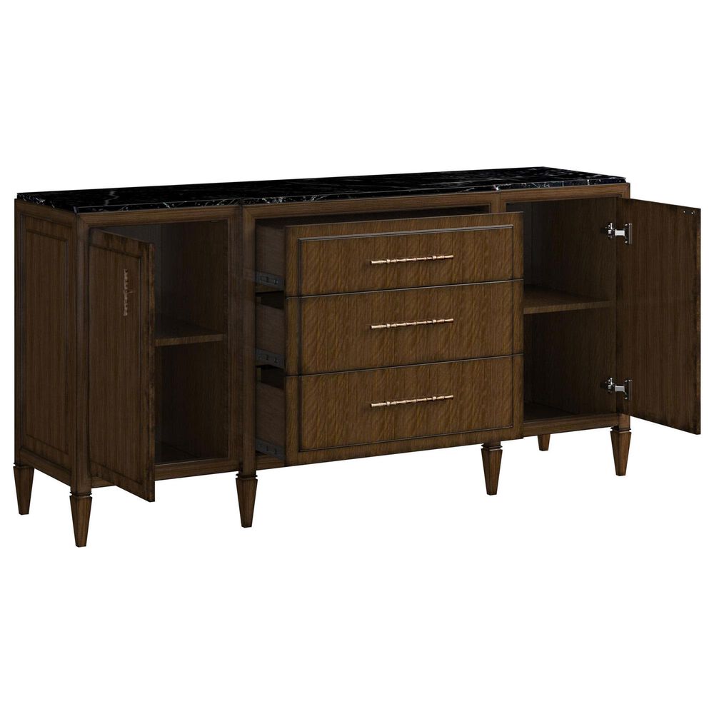 Vantage Eave Credenza in Hazelnut and Black, , large