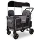 Wonderfold Elite Pro 2-Seater Stroller Wagon in Charcoal Gray, , large