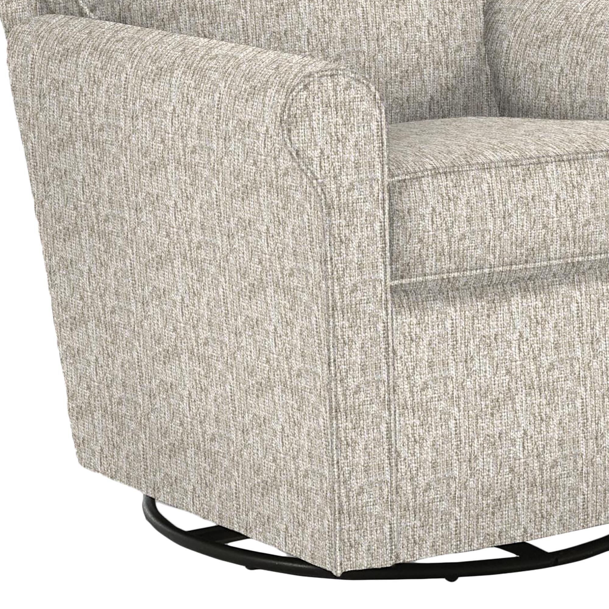 Best Home Furnishings Kacey Swivel Glider Chair in Pashmina NFM