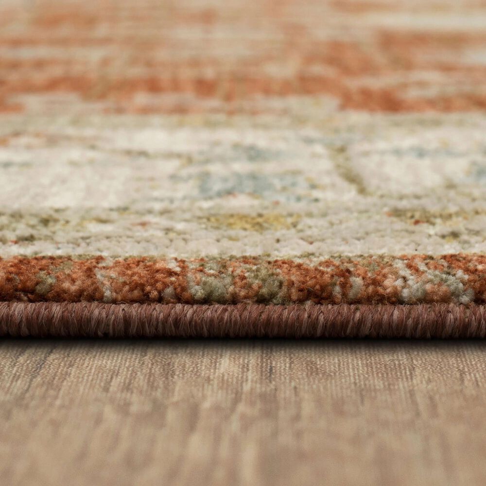 Karastan Adalia Iznik  2&#39;7&quot; x 7&#39;3&quot; Rust Runner, , large