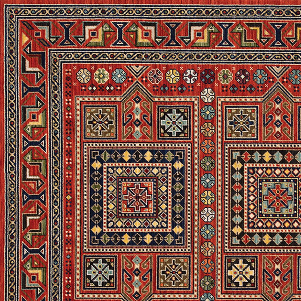 Oriental Weavers Lilihan Geometric 002C6 7&#39;10&quot; x 10&#39;10&quot; Red Area Rug, , large