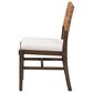 Baxton Studio Porsha Side Chair in Dark Brown and Natural, , large