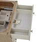 James Martin Vanities Celeste 36" Single Vanity in Sun-washed Oak with Embossed Shagreen and with Single Hole 3 cm Arctic Fall Top & Backsplash, , large